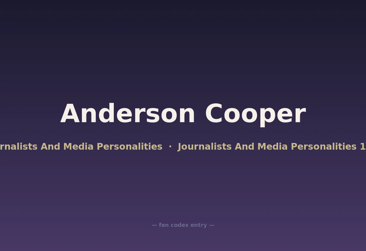 Anderson Cooper