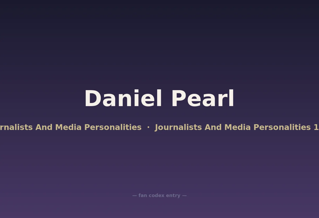 Daniel Pearl