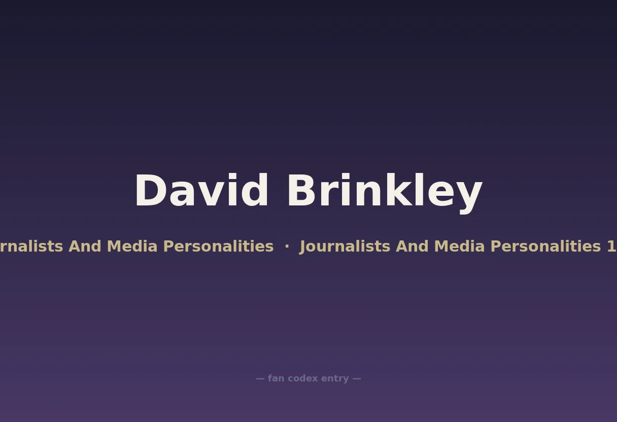 David Brinkley