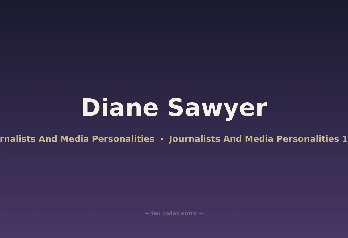 Diane Sawyer
